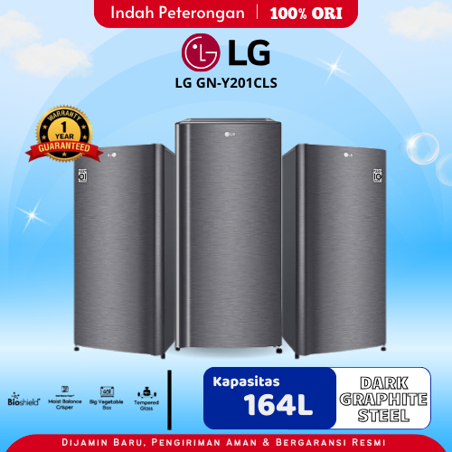 LEMARI ES LG GN-Y201CLS KULKAS / PETI SEJUK / KULKAS LG 1 PINTU/REFRIGERATOR / Lemari Es Jombang / L