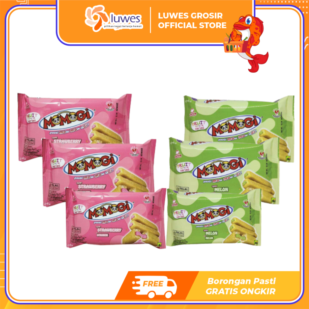 

[GROSIR] Momogi Fruit Series | Momogi Strawberry/Melon| Momogi Terbaru 1 renceng (5 Pcs) Terlaris