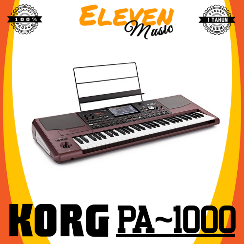 Korg PA1000 61-Key Pro Arranger Keyboard Paket Korg Pa-1000