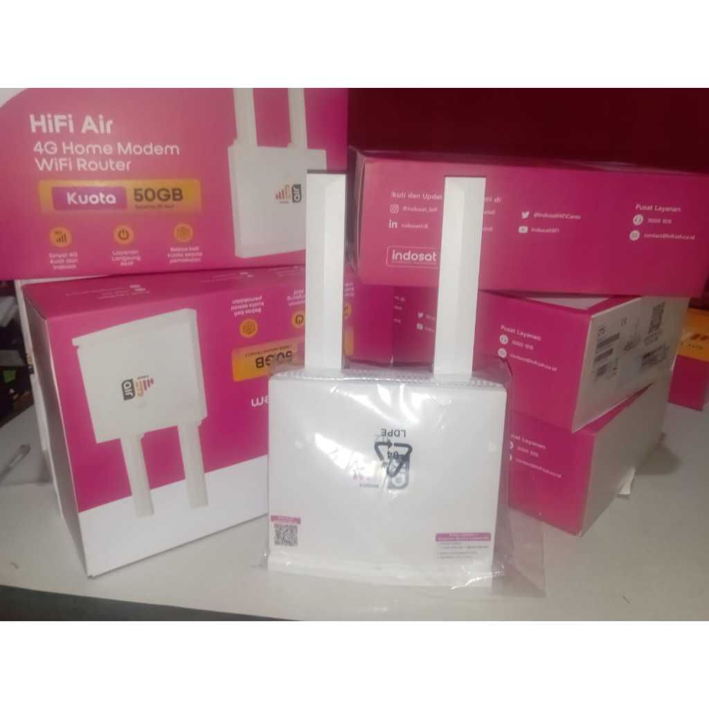 PROMO Modem HIFI AIR INDOSAT ZTE K10 ( BONUS KARTU DAN KUOTA 50GB)