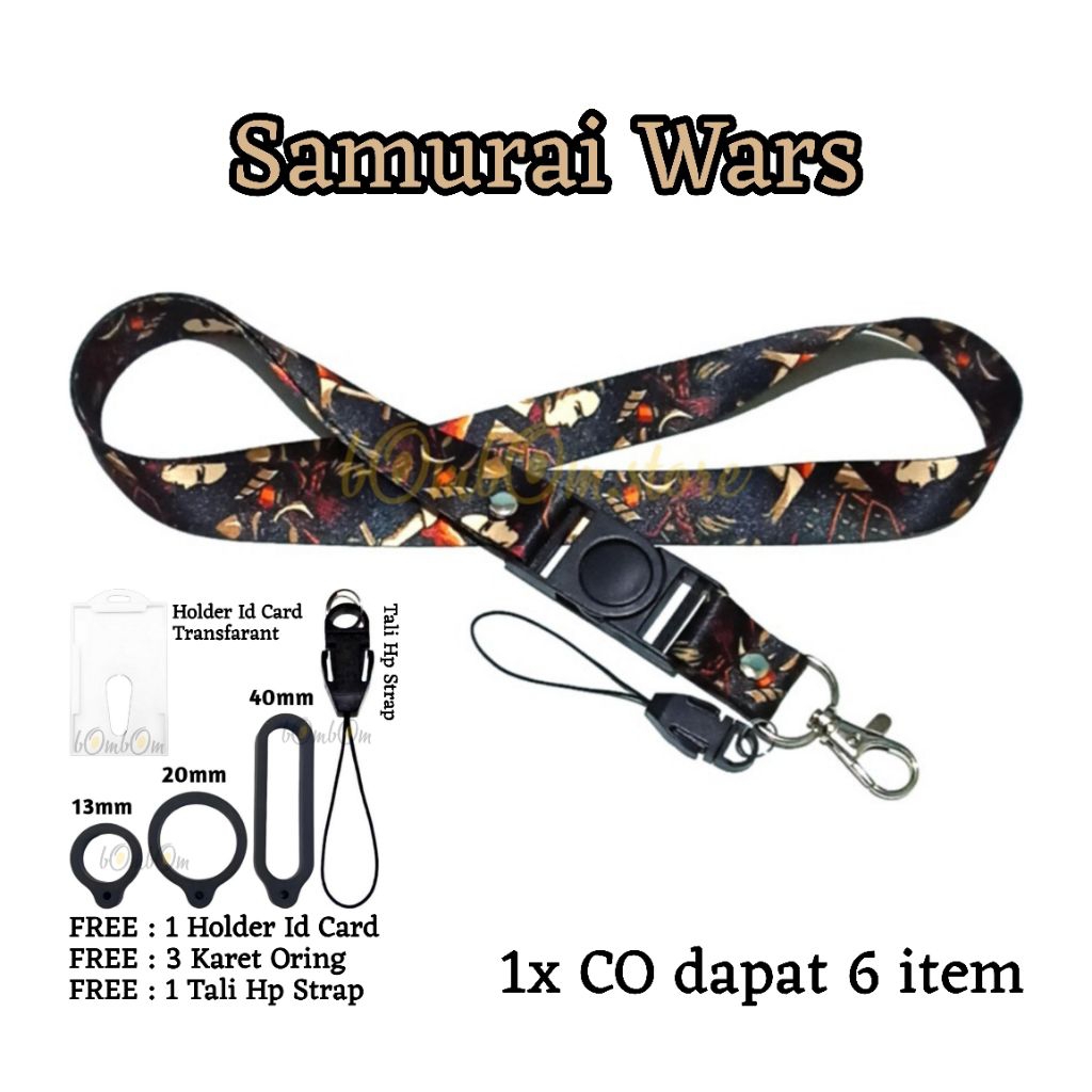 

Lanyard Tissue Printing Bergambar 2cm / Free Karet Oring 13mm 20mm 40mm + Holder Id Card + Tali Hp Strap / Lanyard Gantungan Hp / Lanyard Gantungan Kunci / Lanyard Gantungan Id Card