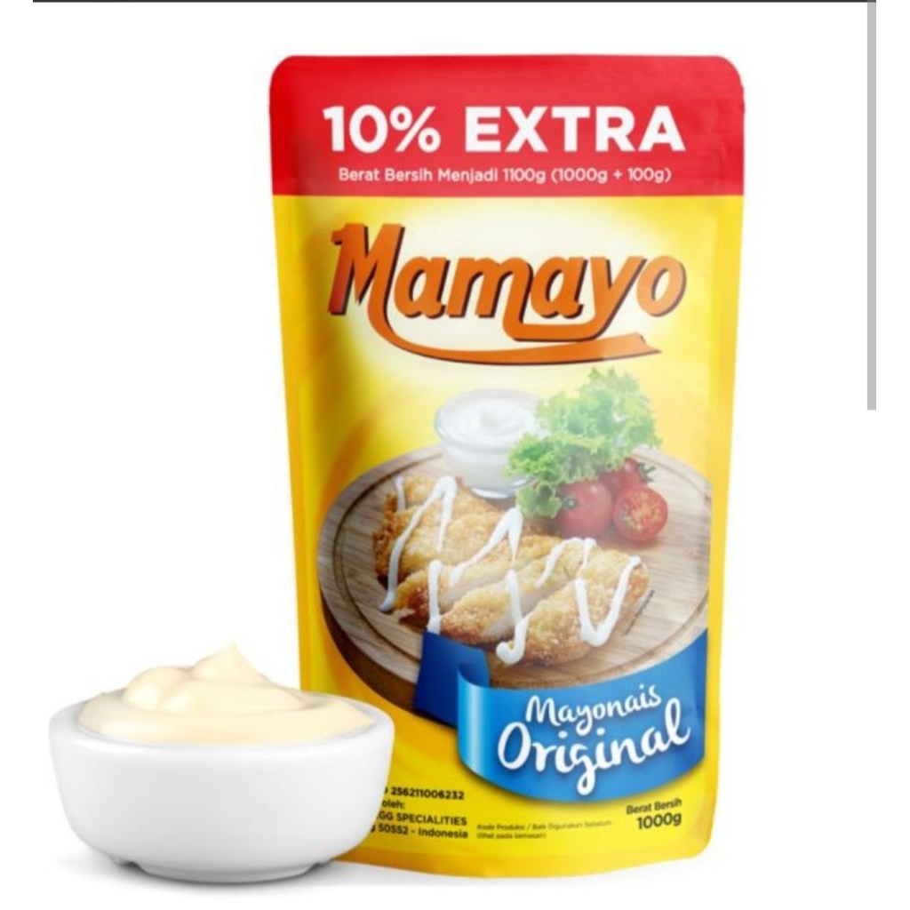 

MAMAYO MAYONAIS ORIGINAL 1KG 10% EXTRA (1100gr)