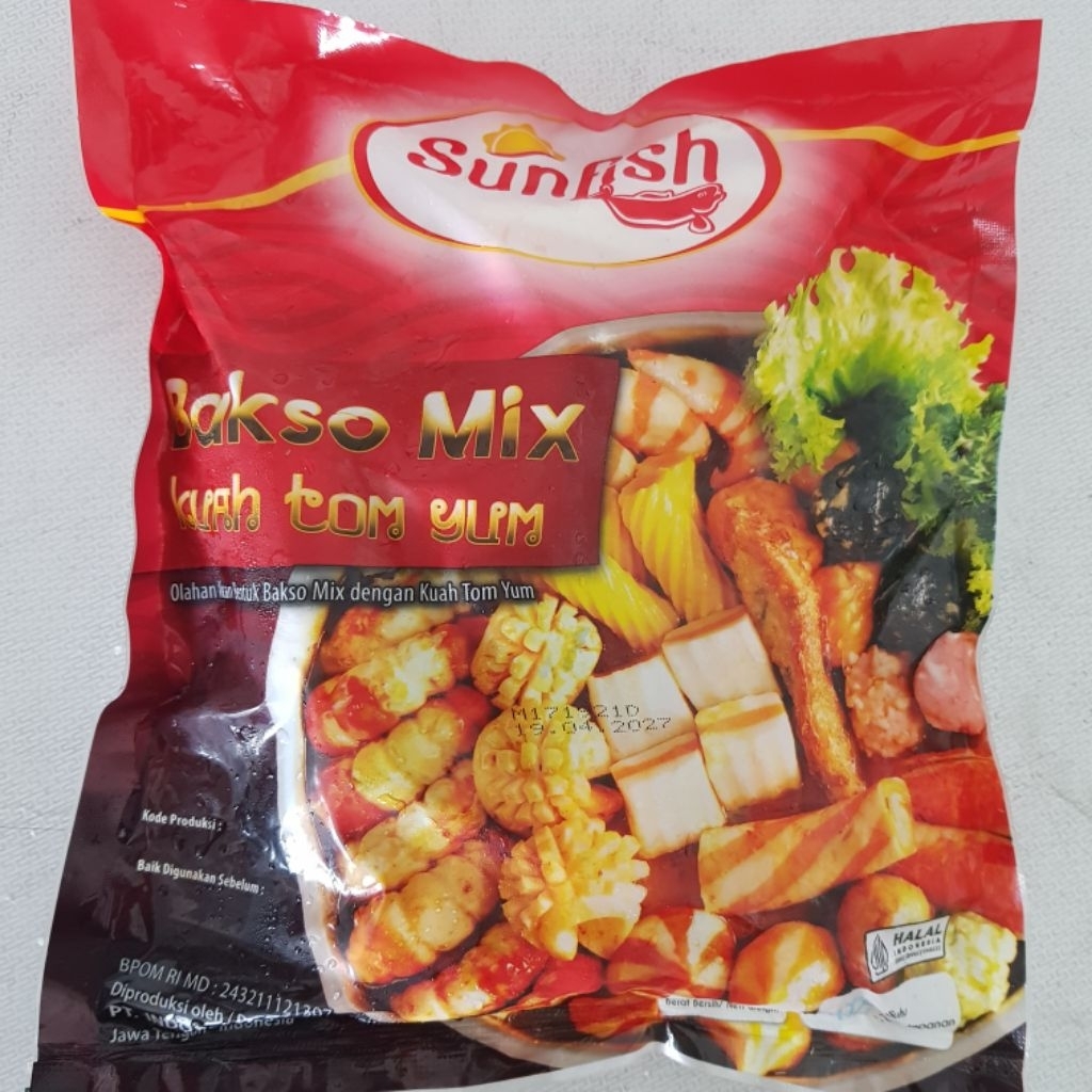

sunfish bakso mix kuah tomyum 500g