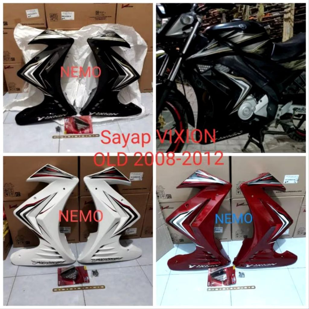 Sayap Vixion Old 2008-2012 Half fairing Vixion old Body samping vixion old