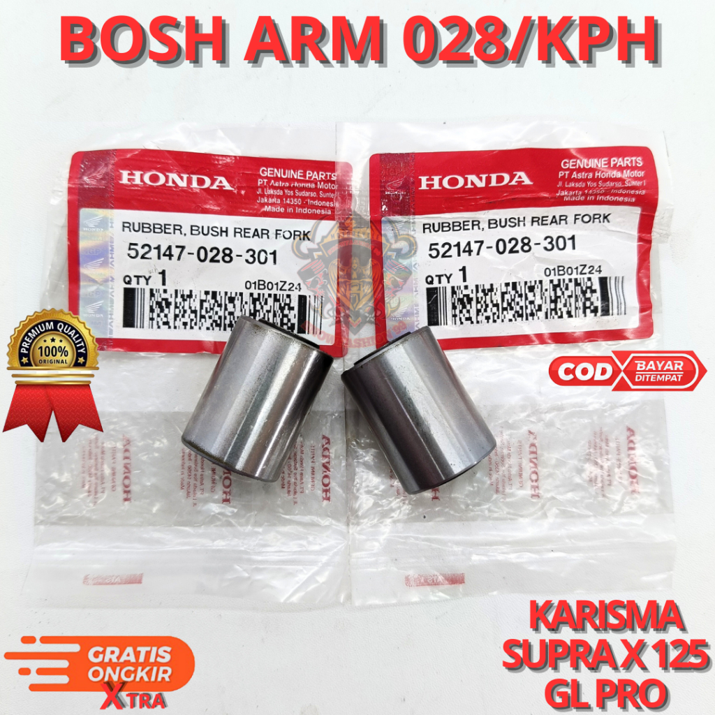 BOSH ARM 028/KPH UNTUK MOTOR KARISMA,SUPRA X 125,GL PRO.AHM BERKUALITAS ORIGNAL ASLI ORI