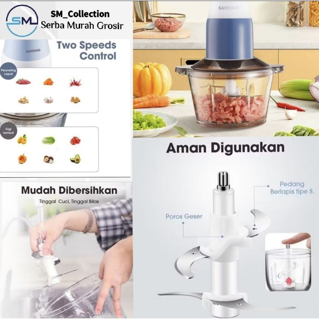 Blender Daging/Blender Bumbu/Blender Mini/Blender Serbaguna/Blender Multifungsi/Choper Mini/Choper S