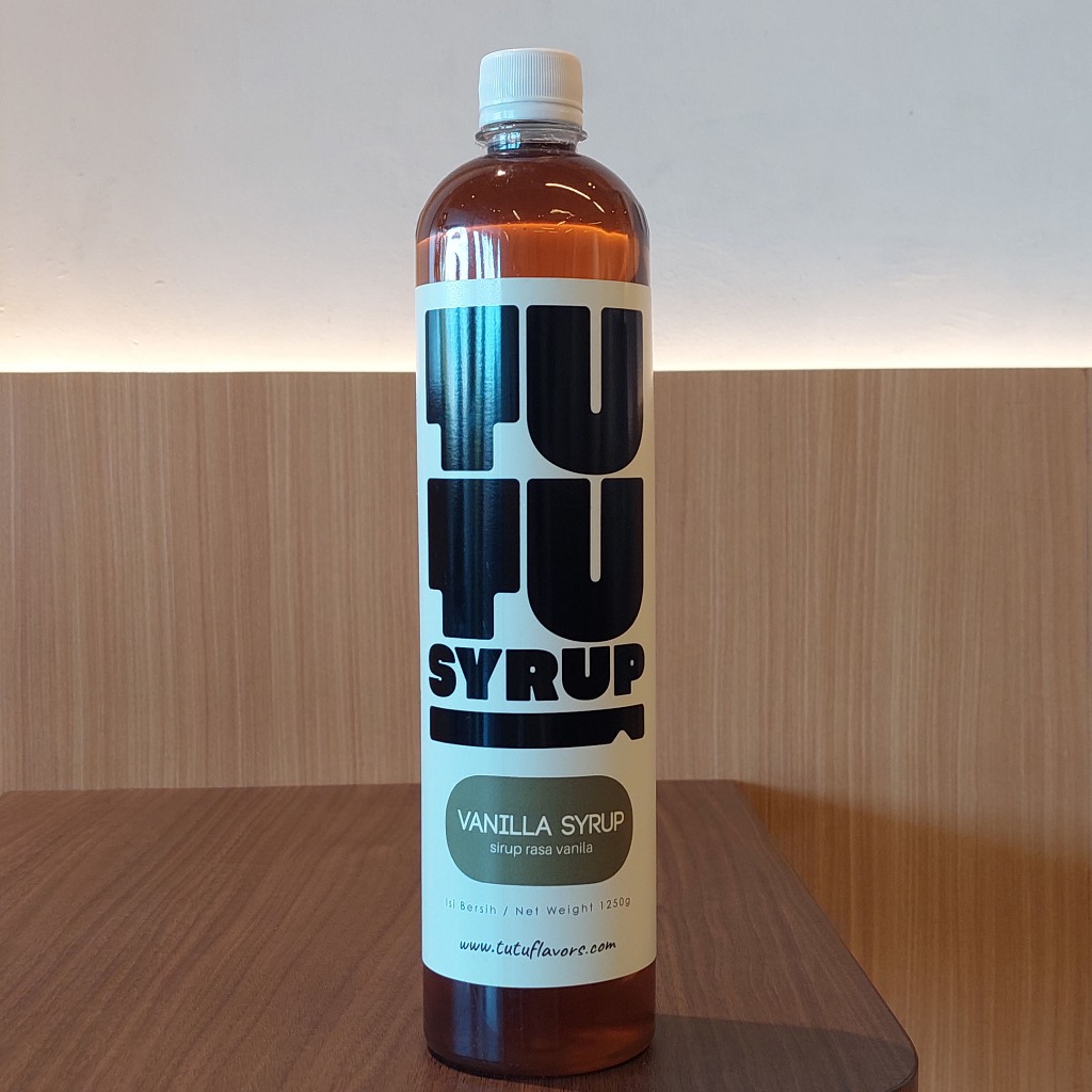 

[NEW] Tutu Flavors Vanilla Syrup 1000ml - Sirup Vanilla