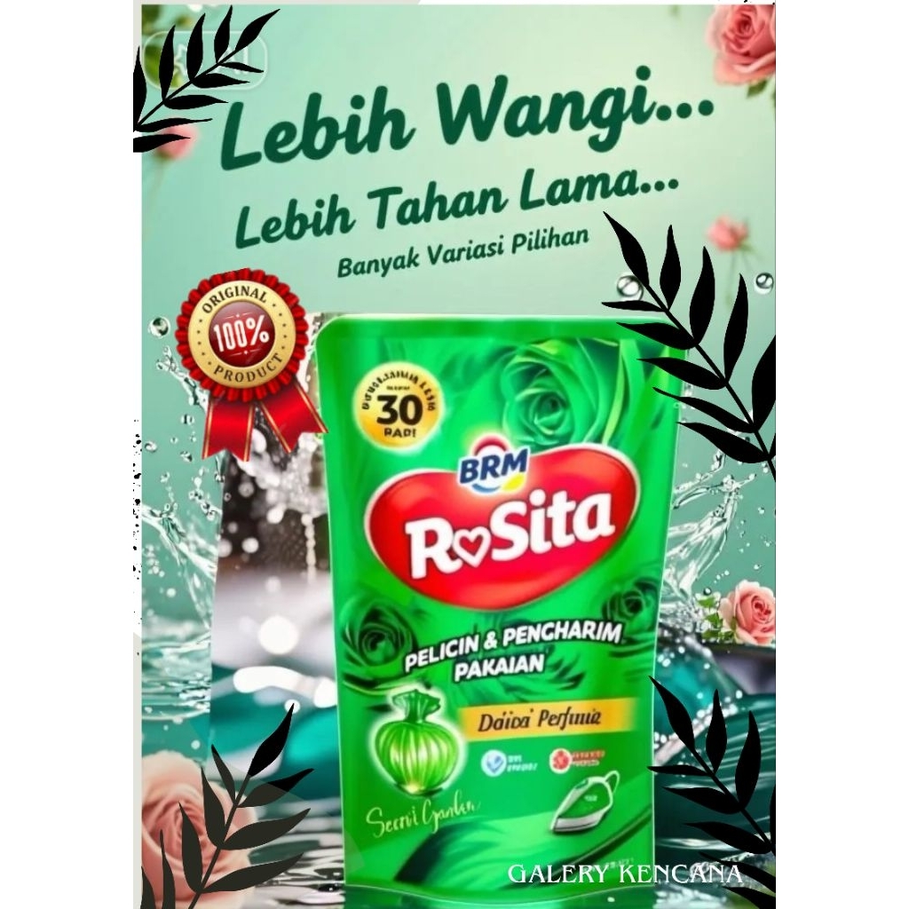 PROMO Parfum Laundry Tahan Lama | Pewangi Pakaian | Parfum Setrika Mawar BRM Satuan