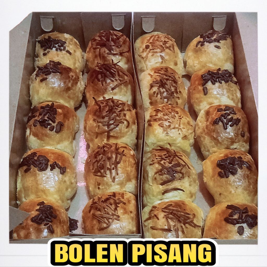 

Bolen pisang keju coklat isi 10pcs