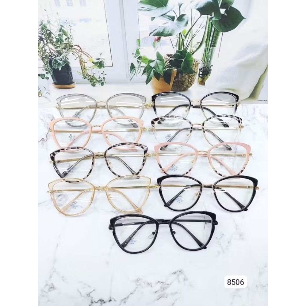 Nyndia - Kacamata Cat Eye Terbaru 8506