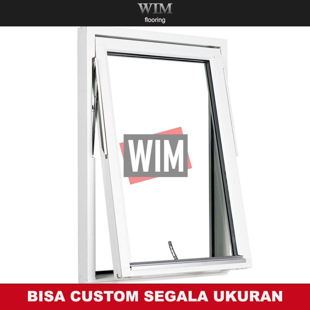 Jendela Alumunium jungkit/Swing Merk Dacon Atau Aluxy