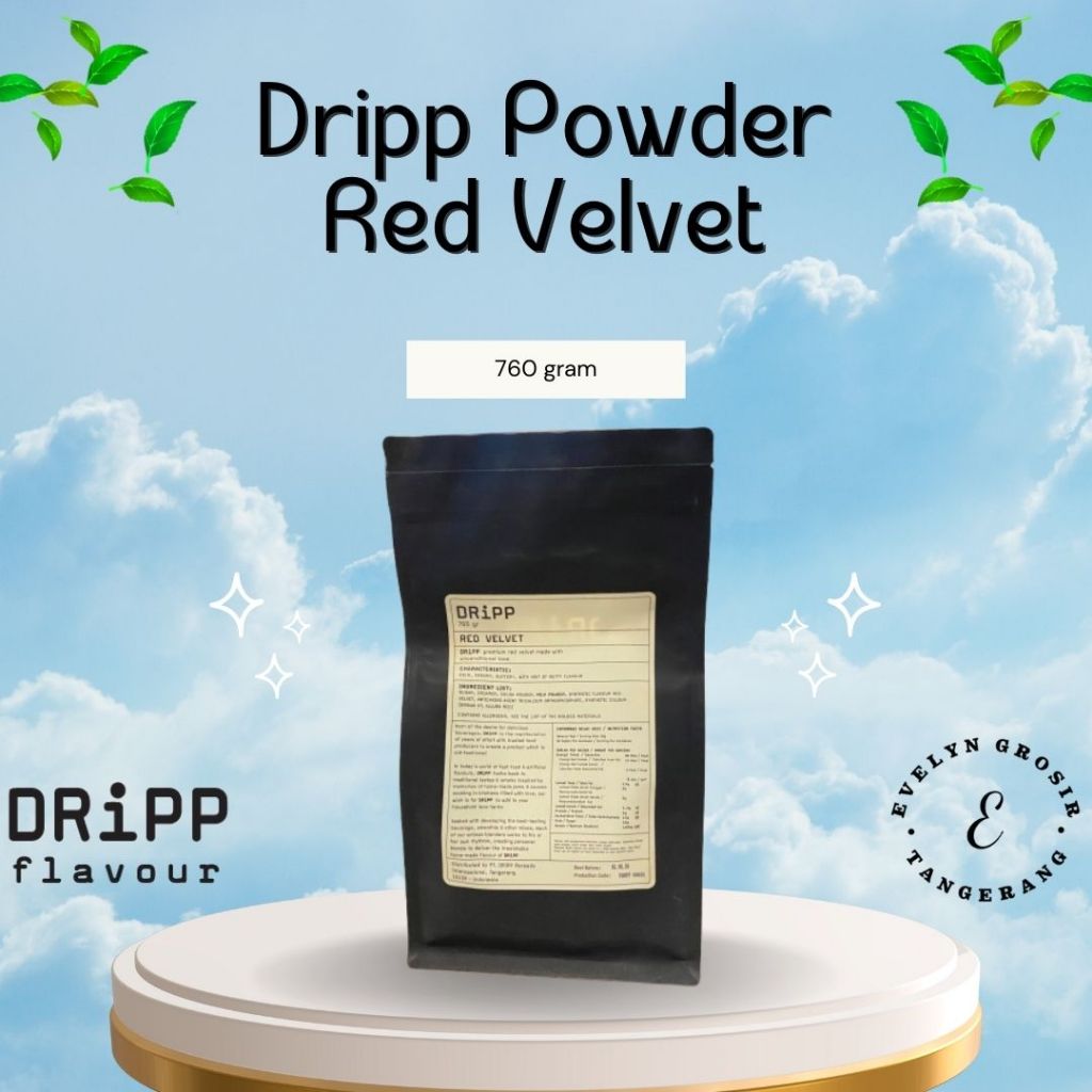

DRiPP Red Velvet Powder 760 gram ( Red Velvet Bubuk )