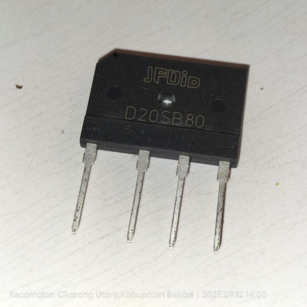 Dioda D20SB80 Dioda Bridge Sisir 20A800V