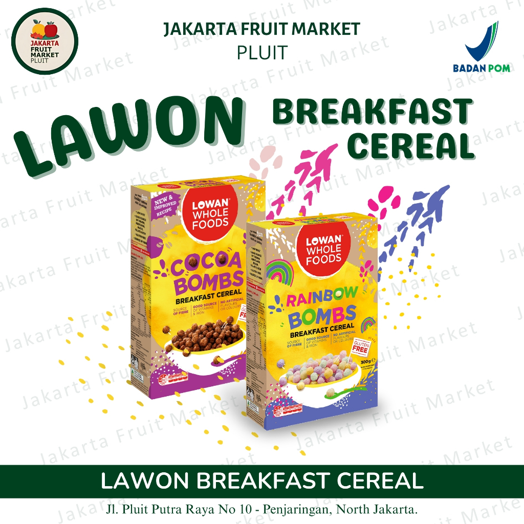 

Lowan Chocobombs Breakfast Cereal 300gr
