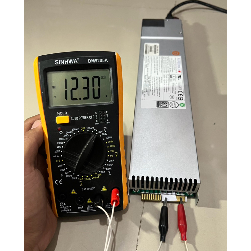 Power Supply/BTS Supermicro 850W 70A 80+ Platinum PSU Server 12V / Adjustable 12-16V