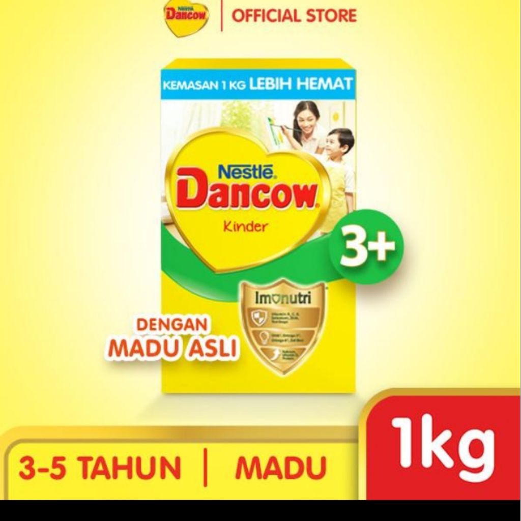 

dancow 3+ rasa madu 1kg
