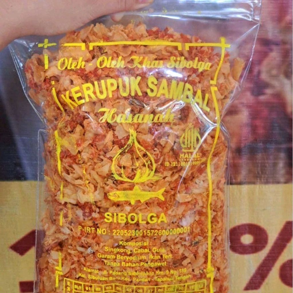 

500 GR KERIPIK SAMBAL SIBOLGA