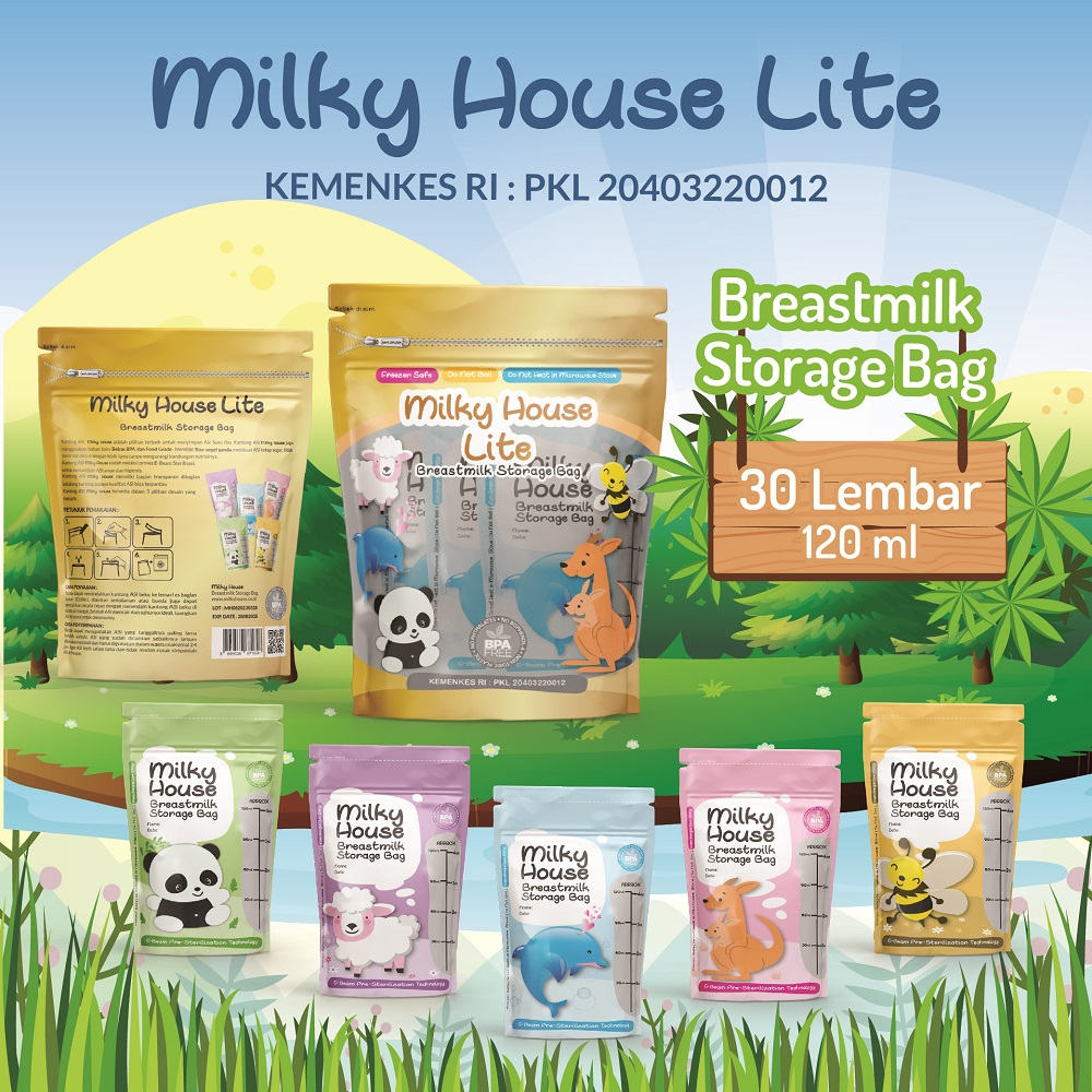 Kantong Asi Classic Plastik Penyimpanan Asi Qiutee/Gea 120 ml