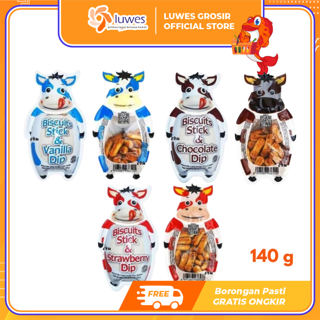 

[GROSIR] 1 PACK ISI 5 PCS Biskitop Biscuit Stick All Var Snack Lucu