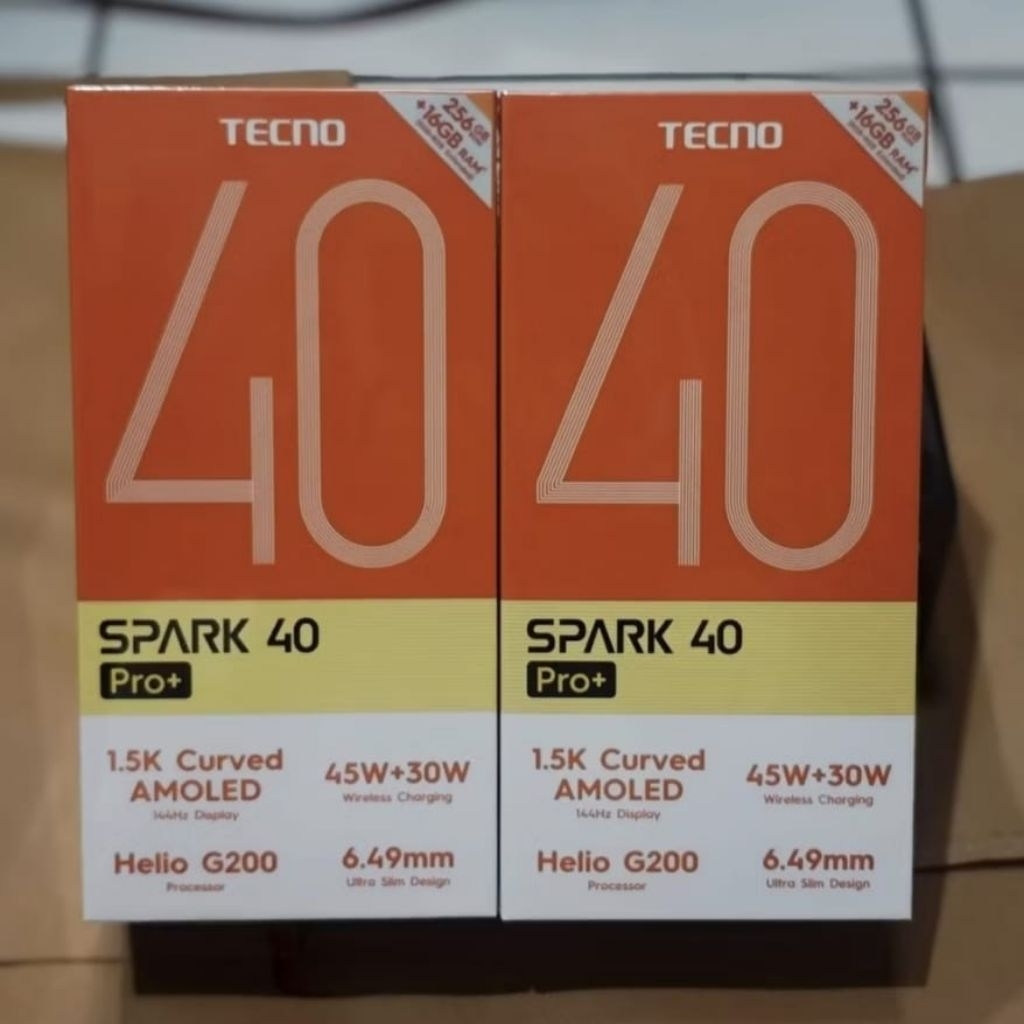 BEKAS Tecno Spark 40 Pro Plus 8/256