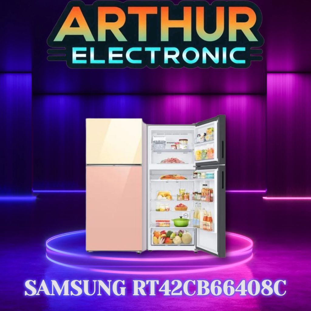 SAMSUNG BESPOKE KULKAS 2 PINTU BESAR BIG 2 DOOR REFRIGERATOR RT42CB66408C