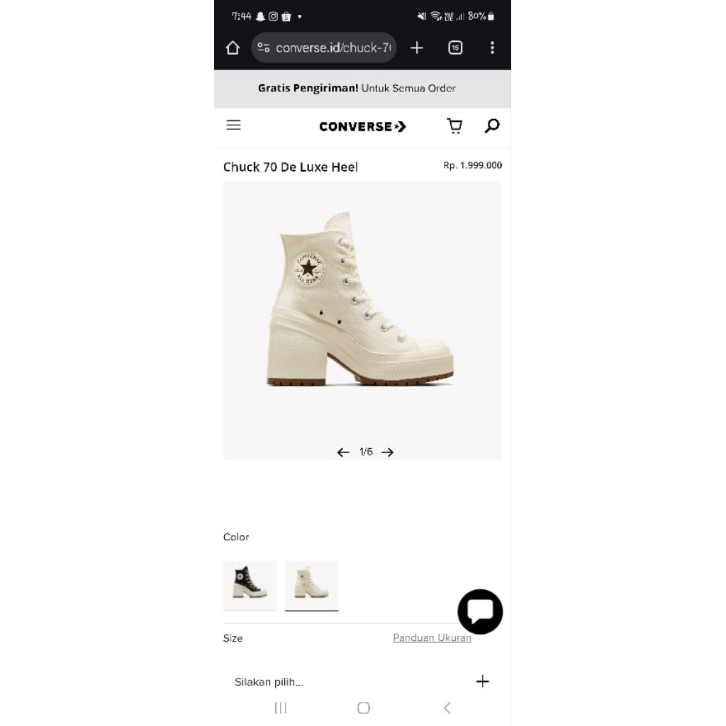 CONVERSE CHUCK 70 DE LUXE HEEL