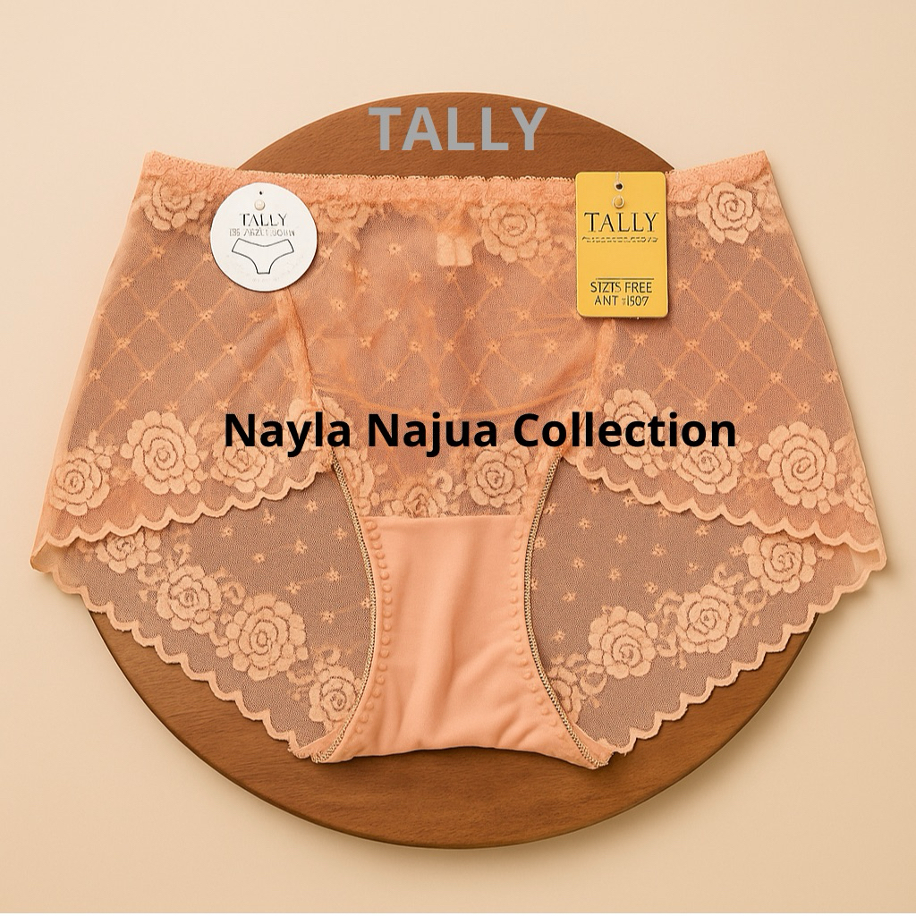 TALLY CD Celana Dalam Wanita Jumbo seksi Free size fit 3XL| CD Transparan