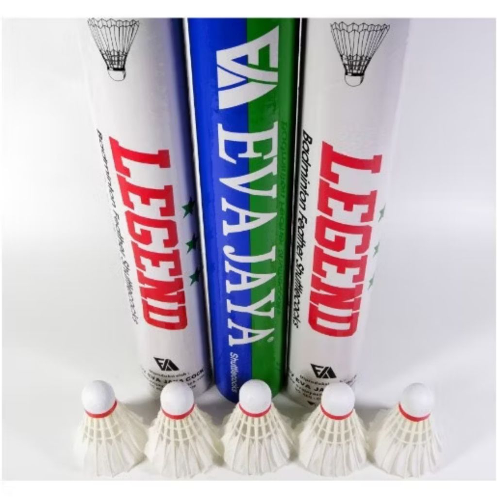 KOK BULUTANGKIS BADMINTON EVA JAYA LEGEND 1 SLOP ISI 12 PCS Raket