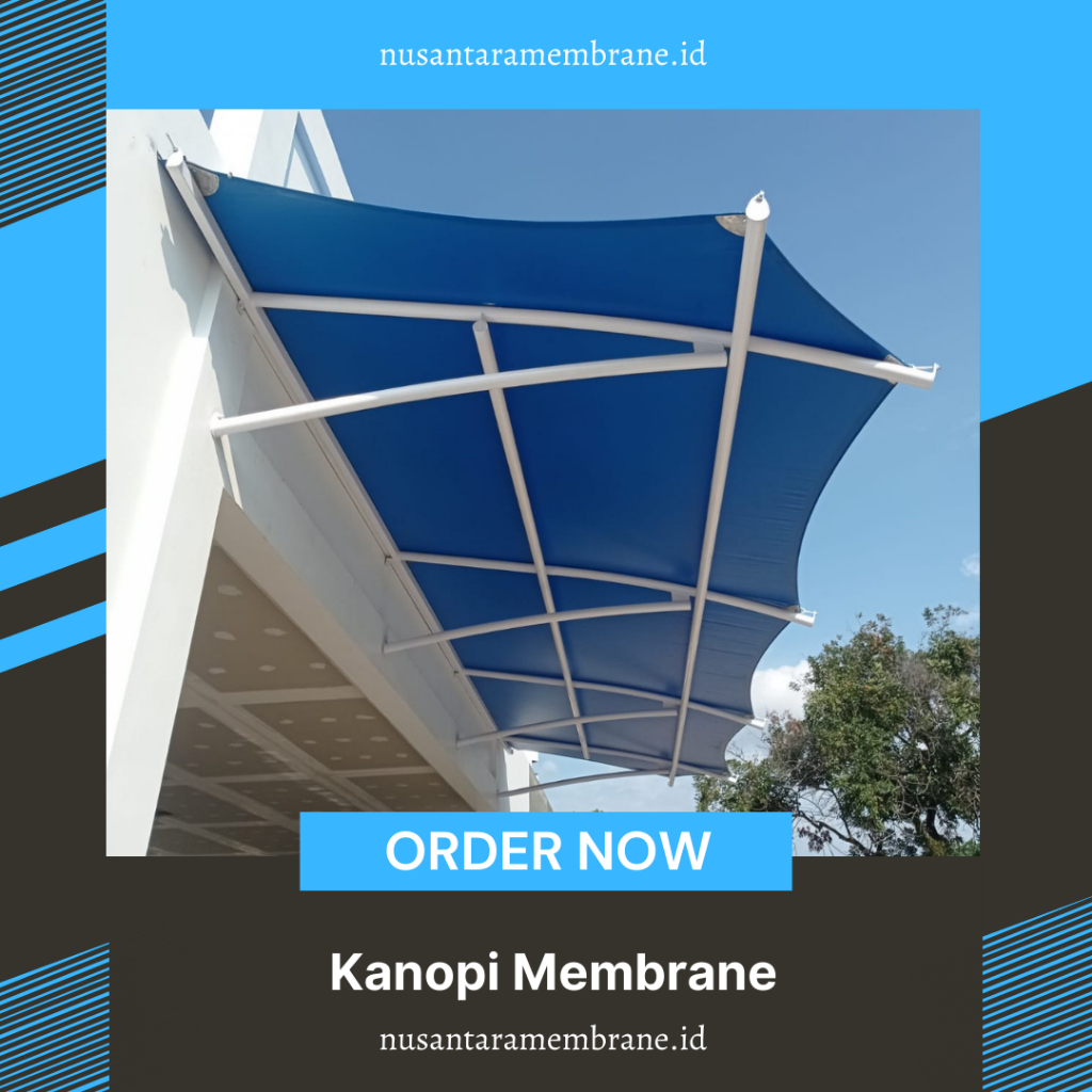 Kanopi Membrane Bergaransi - Canopy Atap Membrane Murah Berkualitas - Tenda Membran Masjid Bekasi