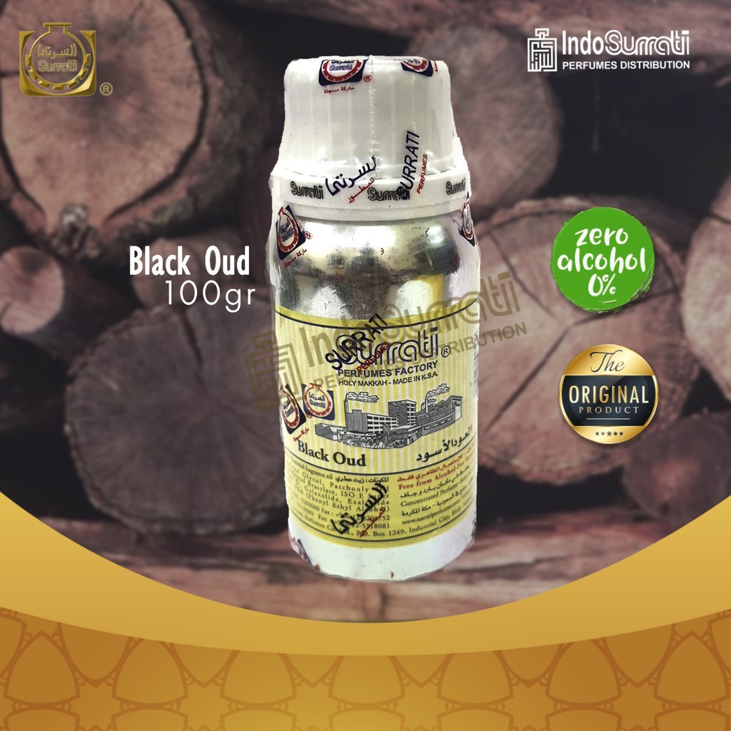 Parfum BLACK OUD 100gr | Parfum Surrati | Evozone Eau de Parfum Oud Wood 100ml