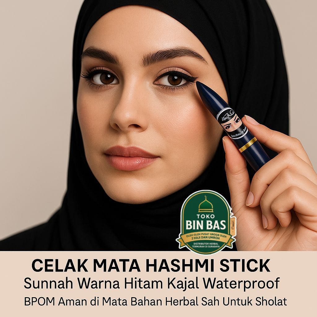 Celak Stick Hashmi Original Kajal Kohl Stik Kajal Celak Mata Arab (BPOM)