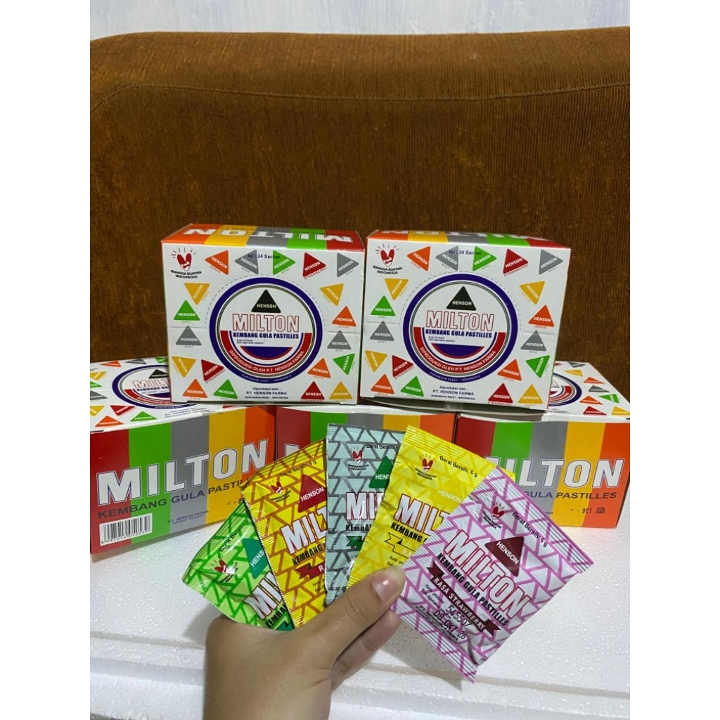 Permen milton kemasan box