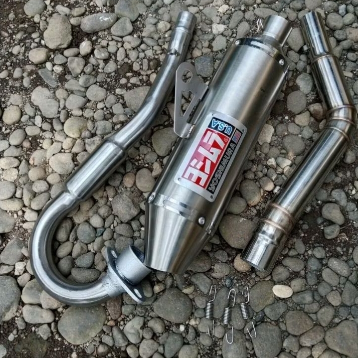 Open Spec canister Yoshimura 1set elbow exhaust for motorcycle Klx 150 Crf 150 KSR110/125 pro Msx 11