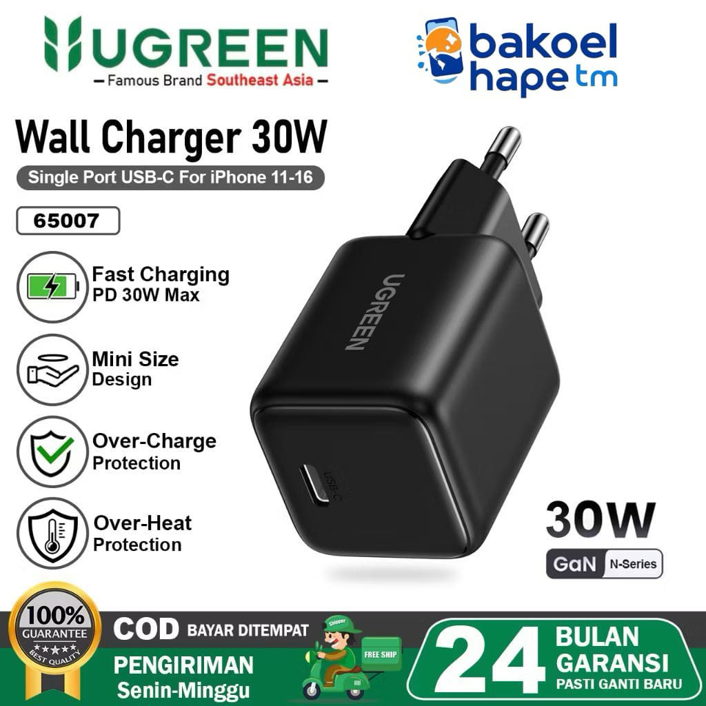 adaptor ugreen gan 30w borongan 20pcs borongan