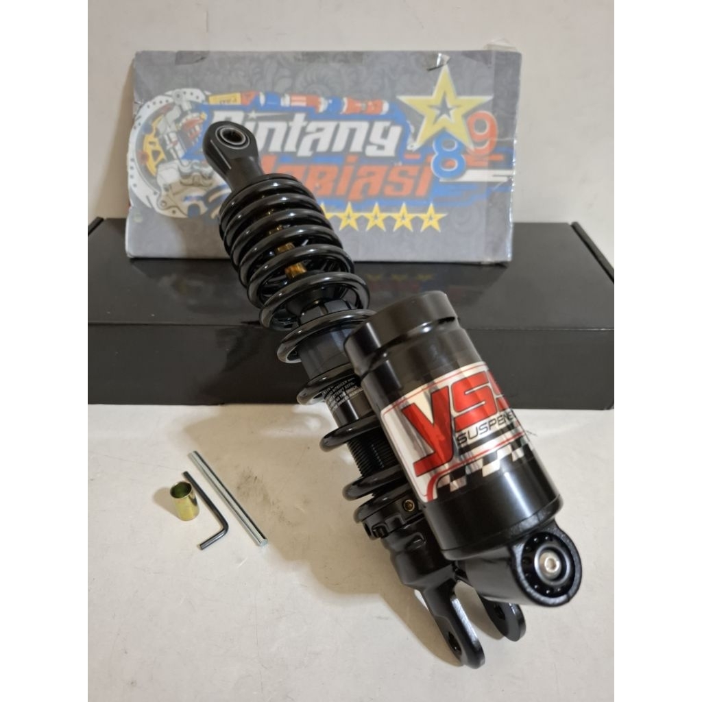 NEW ~ SHOCKBREAKER SHOCK COPY YSS RACING BLACK AS GOLD SERIES SINGLE TABUNG BAWAH UK 310MM & 330MM P