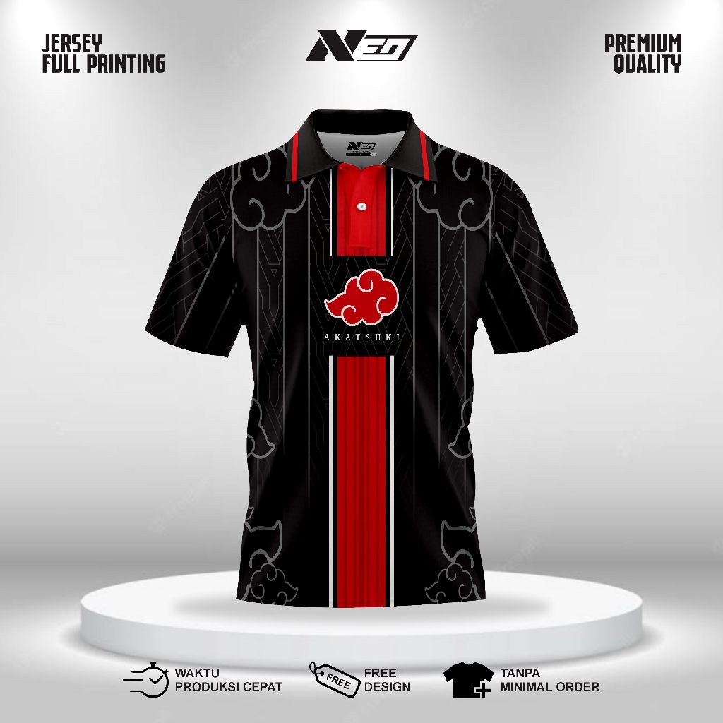 NeoSport | JERSEY VINTAGE NARUTO AKATSUKI / CASUAL / STYLE / BISA CUSTOM