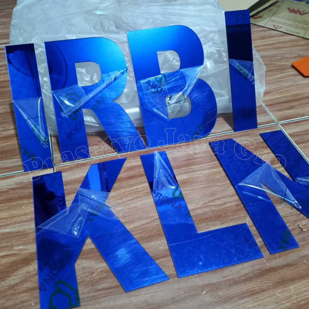 Huruf Timbul Akrilik Ekonomis Tinggi 50cm Dekorasi Hrf Timbul Akrilik Tebal 2mm Nama Masjid,Toko,JL