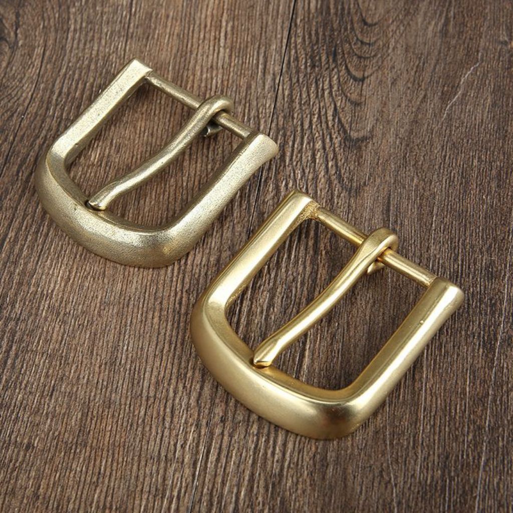 Buckle Screw Kepala Gesper Sabuk Kuningan Solid Brass
