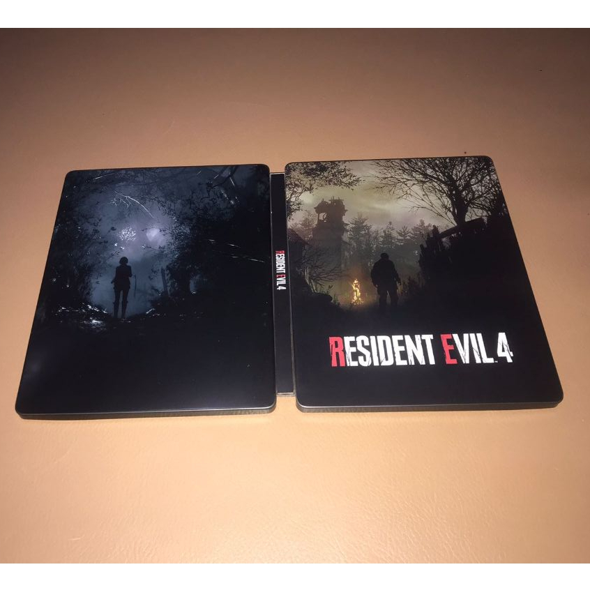 [PS4] Official Resident Evil 4 Remake Steelcase Steelbook Only (No Game) RE4 RE Steel Case Book PS 4
