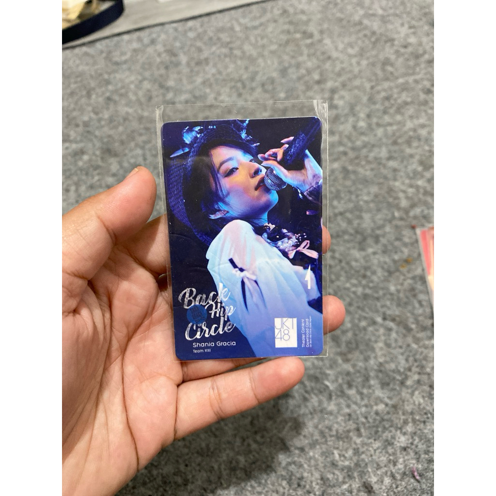 MC Music Card Photocard JKT48 Gracia Back Hip Circle OFC