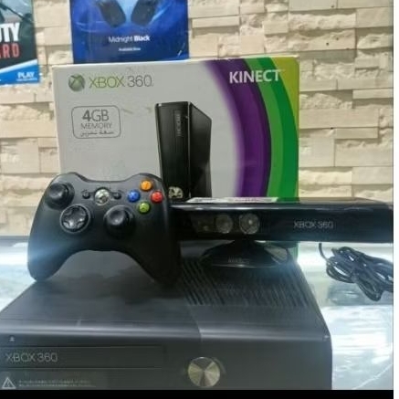 Xbox 360 slim + kinect rgh 500gb full game