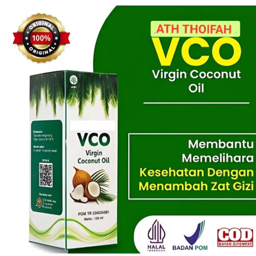 

VCO Terbaik/ Extra Virgin Coconut Oil/ Minyak Kelapa Murni 125ml 100% ASLI
