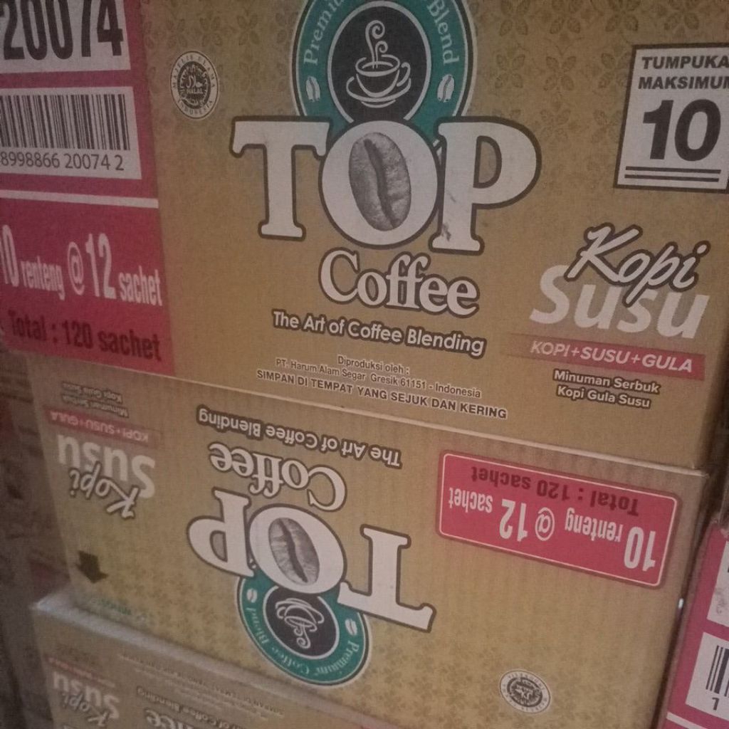 

top kopi susu kemasan kartonan