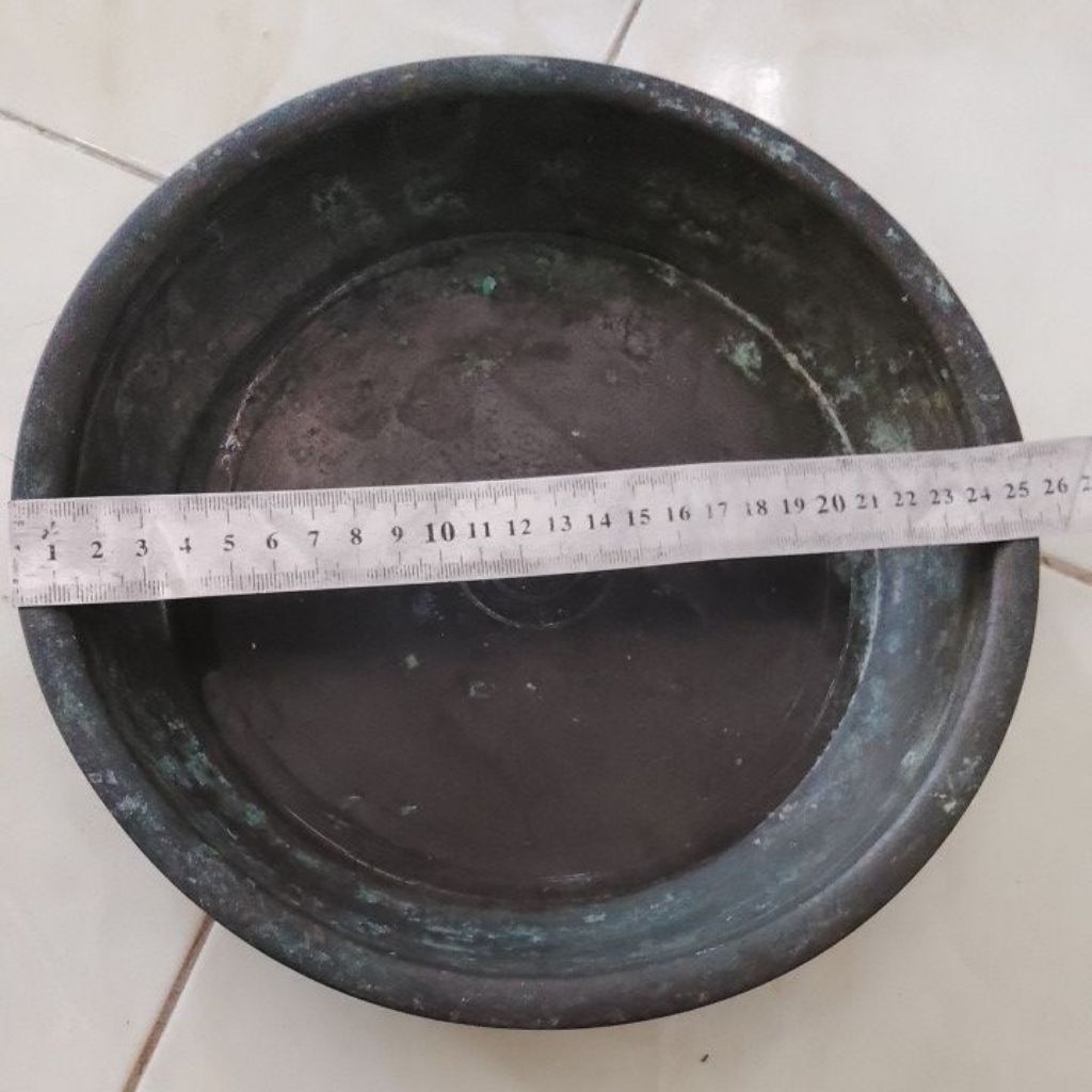 bokor nampan Kuningan antik