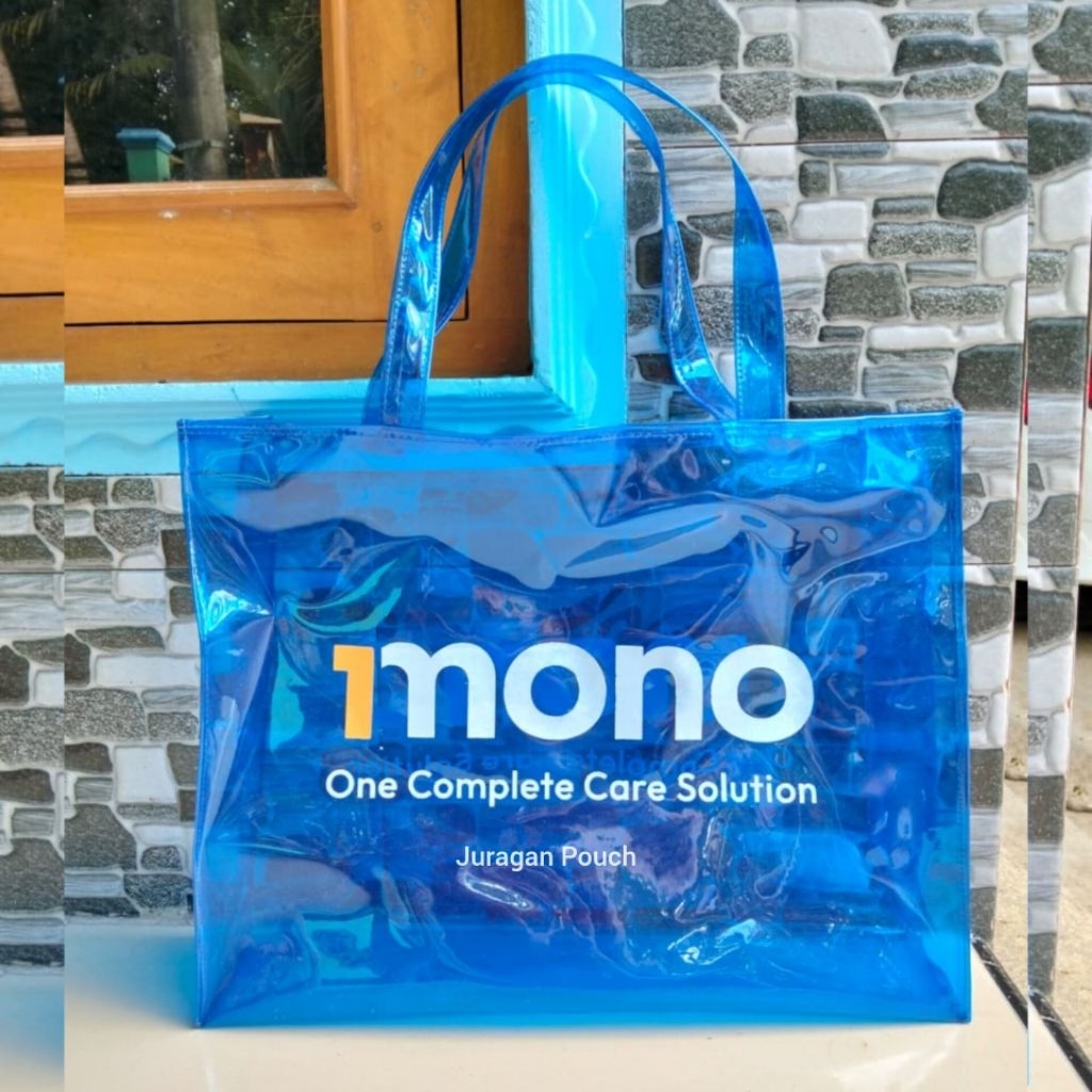 TAS PVC MIKA CUSTOM/Pouch Skincare Murah Unik Custom/Tas Skincare Murah Unik/Souvenir Pernikahan Mur