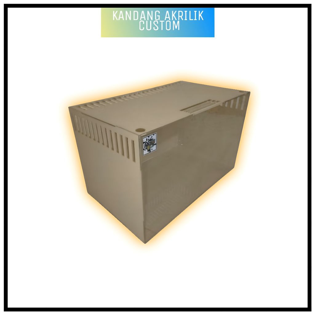 KANDANG AKRILIK HAMSTER TEBAL BISA CUSTOM