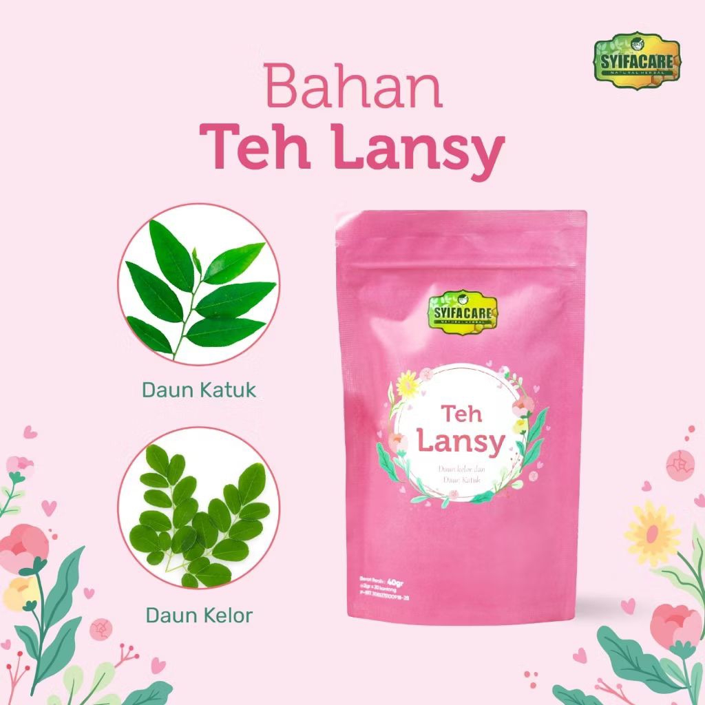 Teh Lansy Daun Kelor Daun Katuk isi 20 Pelancar ASI