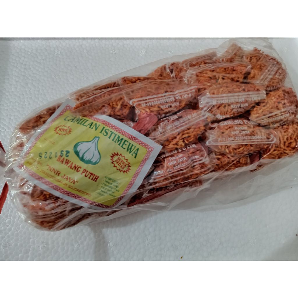 

mie bawang pedas 1 bal isi 5 renteng