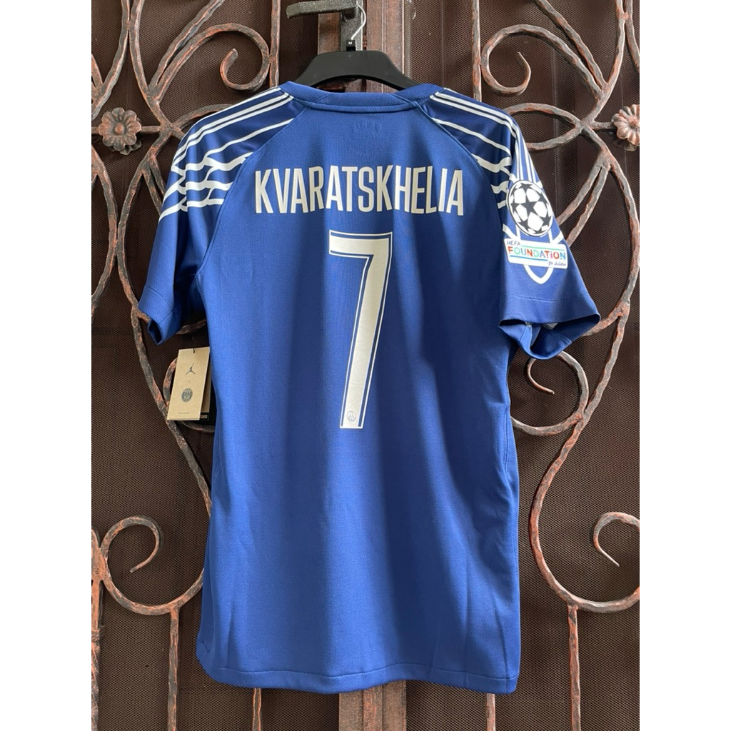 Jersey PSG Paris Saint German Fourth 4th 2024/2025 Jordan Wings Original Stadium Jsy Kvara