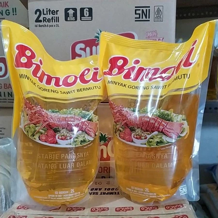 

Minyak Goreng BIMOLI 2 Liter Berkualitas Tinggi Kemasan Refill dan Botol